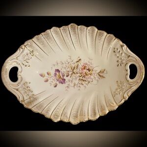 Antique 1800’s Königliche Porzellan-Manufaktur (КРМ) Porcelain Serving Dish